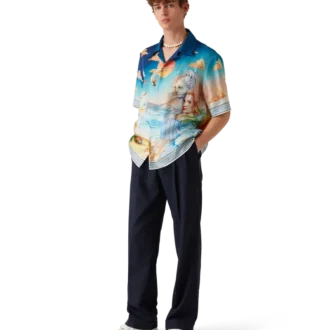 le plongeon short sleeve silk shirt 2 330x330 - Le Plongeon Short Sleeve Silk Shirt